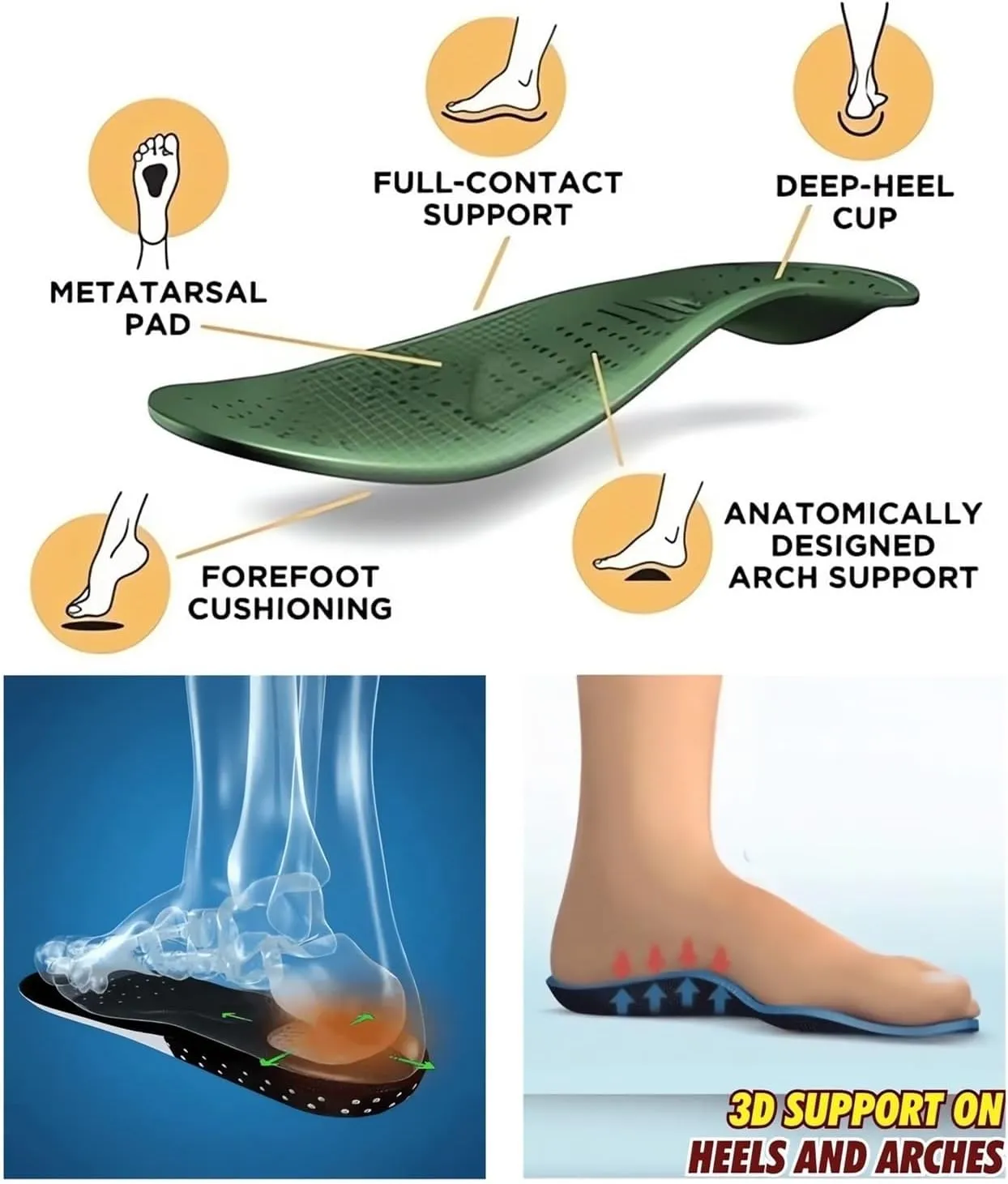 Arch Support Sandals Women's 2025 Low Platform Wedges Sandals Adjustable Hook Loop Fishmouth Open Toe Shoes Slip-On Comfy Walking Shoes