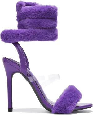 Cape Robbin Women Sexy High Heels Strappy Lace Up Shoes Heels with Open Toe