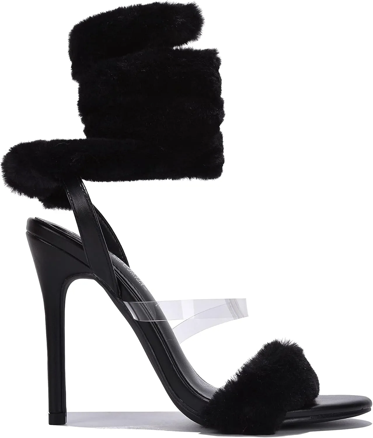 Cape Robbin Women Sexy High Heels Strappy Lace Up Shoes Heels with Open Toe