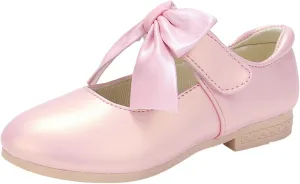 Children Shoes White Leather Shoes Bowknot Girls Shoes Single Shoes Performance Shoes School Shoes for Girls