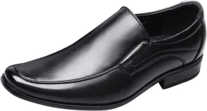 Comfortable Business Slip On Men's Casual Dress Shoes Fashion Men's Breathable Work Leisure Solid Color Leather