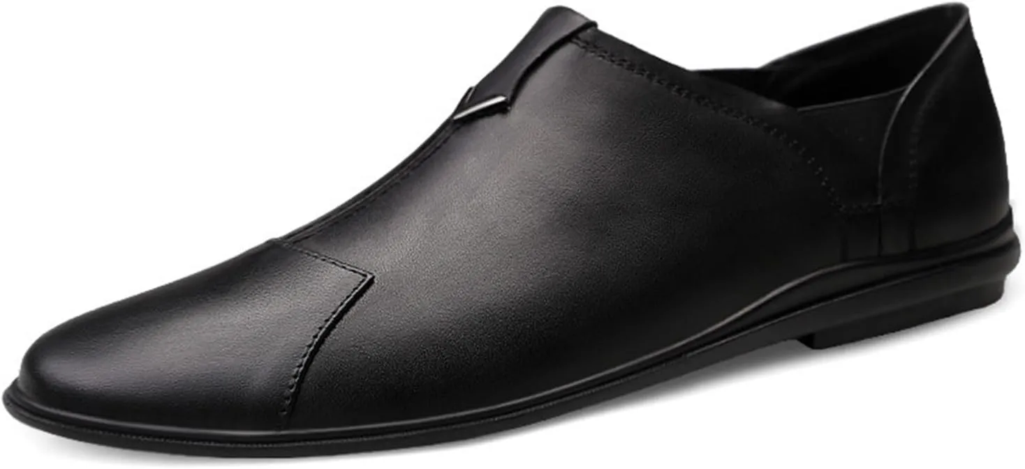 Dress Shoes for Men Men's Breathable Leather Casual Shoes Comfortable Stylish Footwear for Everyday Wear