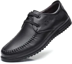 Dress Shoes for Men Men's Breathable Soft Leather Casual Shoes Comfortable Stylish Footwear for Everyday Wear