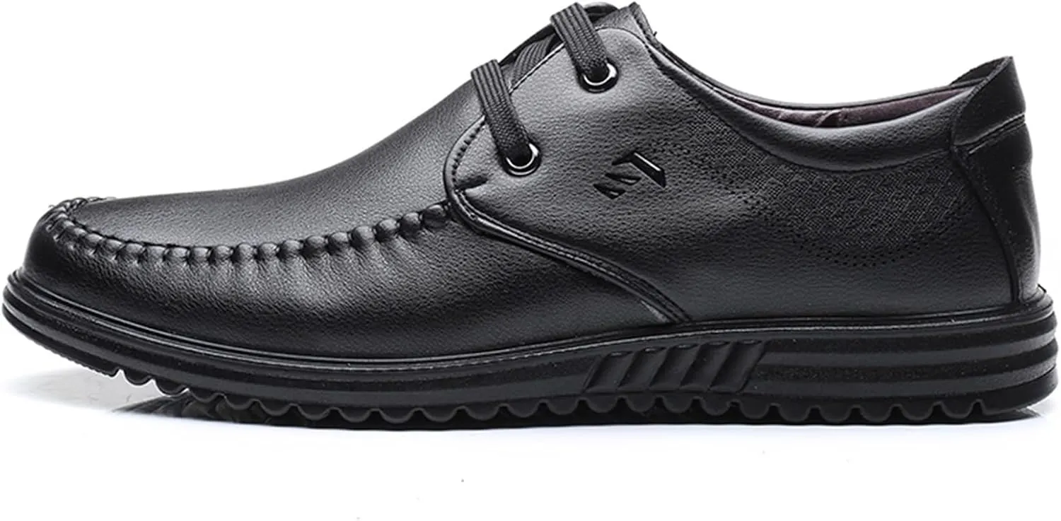 Dress Shoes for Men Men's Breathable Soft Leather Casual Shoes Comfortable Stylish Footwear for Everyday Wear