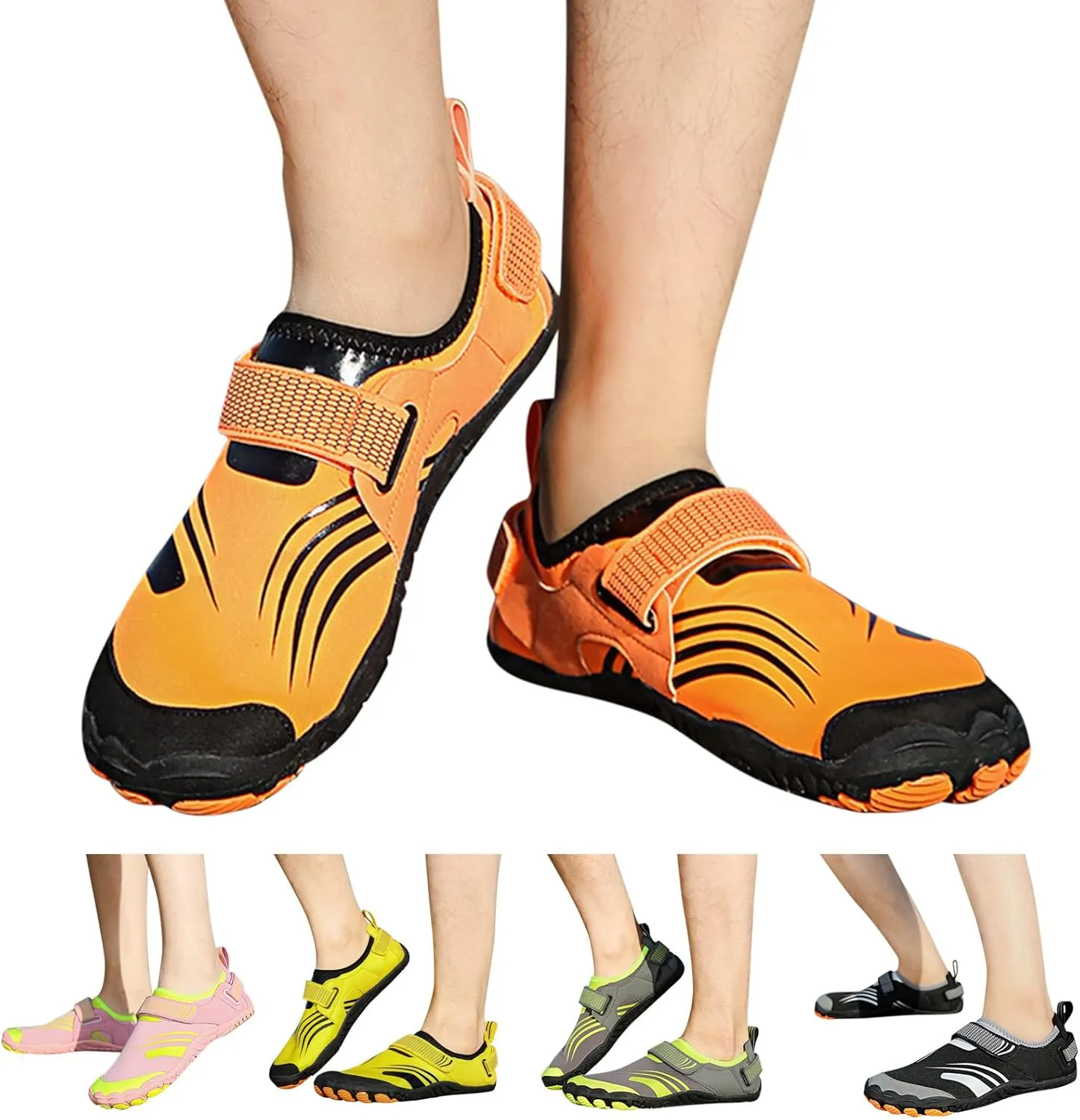 Fashion Summer Water Shoes Men and Women Quick Drying Shoes Hiking Swimming and Diving Mens Slippers