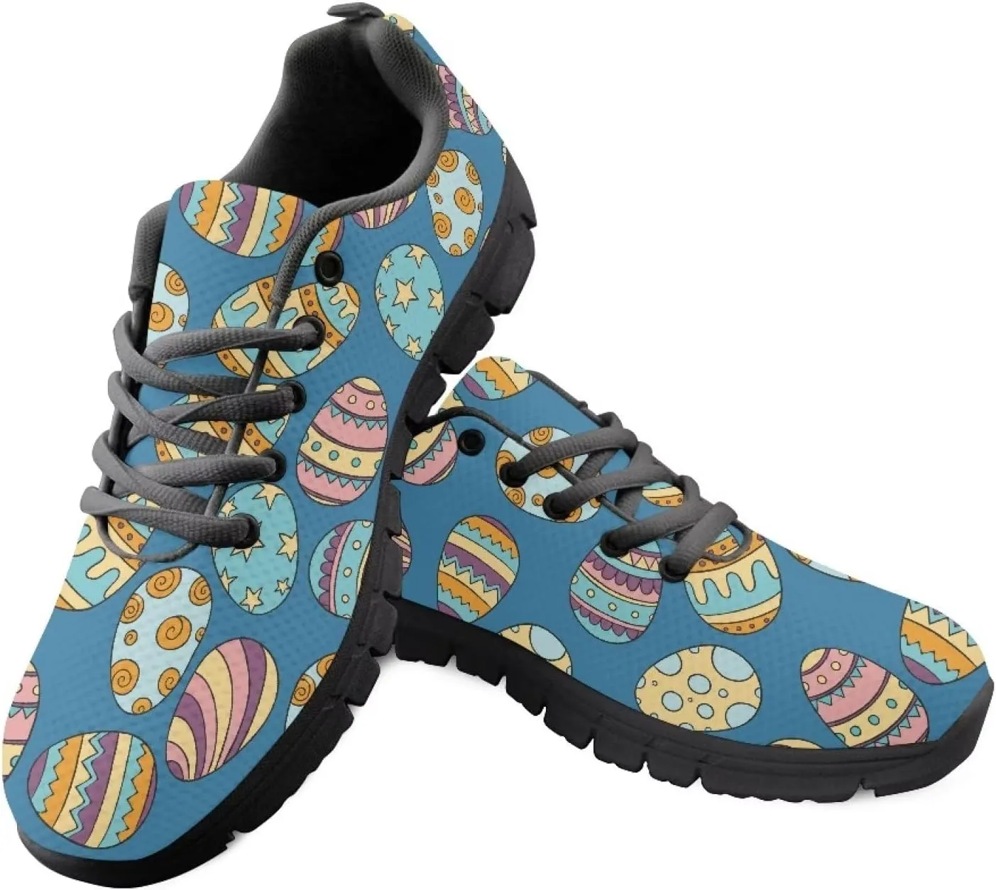 FKELYI Women's Running Tennis Walking Sneakers Lightweight Athletic Shoes Mesh Flats