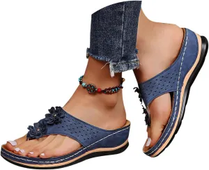 Flip Flops for Women Open Toe Arch Support T Strap Women Sandals Soft Comfortable Summer Beach Flip Flops