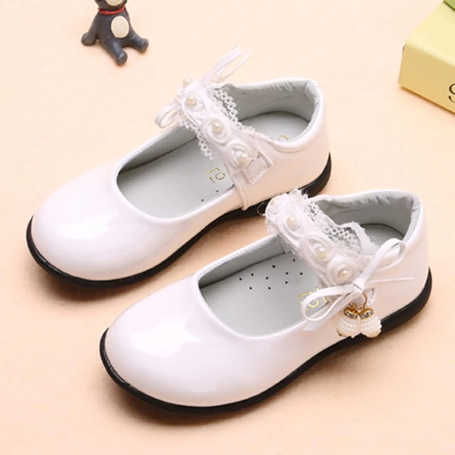 Girl Shoes Small Leather Shoes Single Shoes Children Dance Shoes Girls Performance Shoes Girls Tennis Shoes Size 1