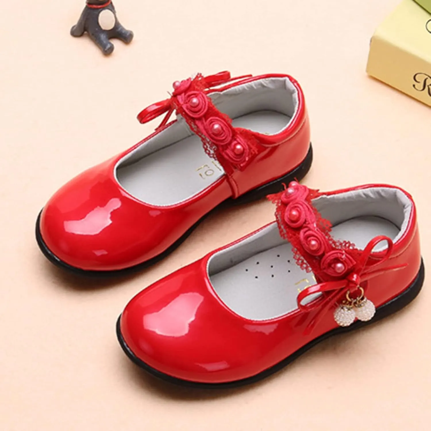 Girl Shoes Small Leather Shoes Single Shoes Children Dance Shoes Girls Performance Shoes Girls Tennis Shoes Size 1