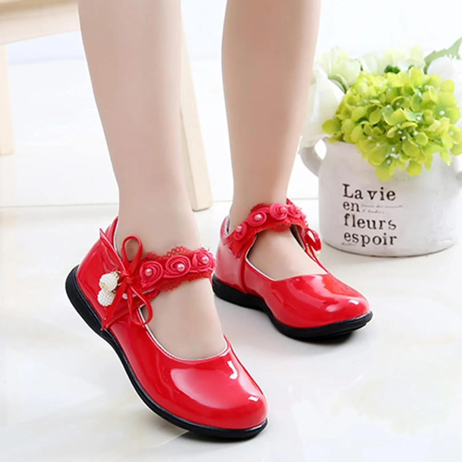 Girl Shoes Small Leather Shoes Single Shoes Children Dance Shoes Girls Performance Shoes Girls Tennis Shoes Size 1