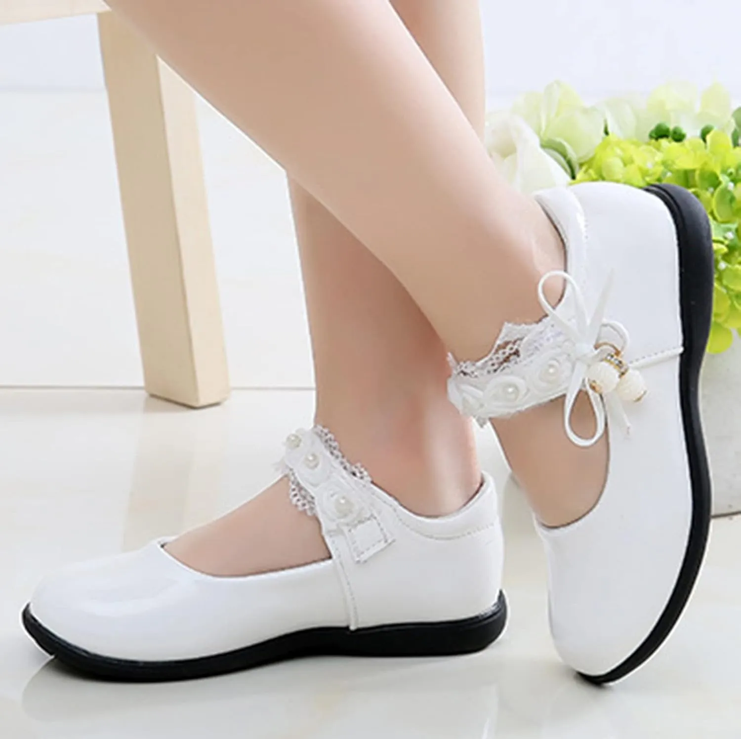 Girl Shoes Small Leather Shoes Single Shoes Children Dance Shoes Girls Performance Shoes Girls Tennis Shoes Size 1