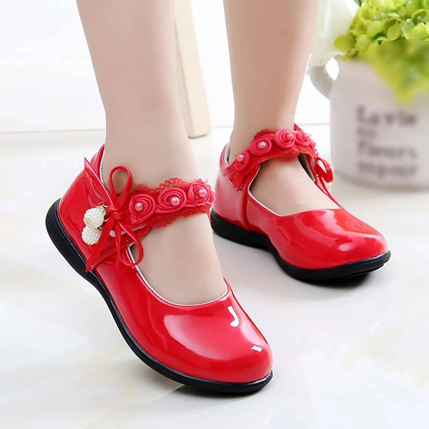 Girl Shoes Small Leather Shoes Single Shoes Children Dance Shoes Girls Performance Shoes Girls Tennis Shoes Size 1