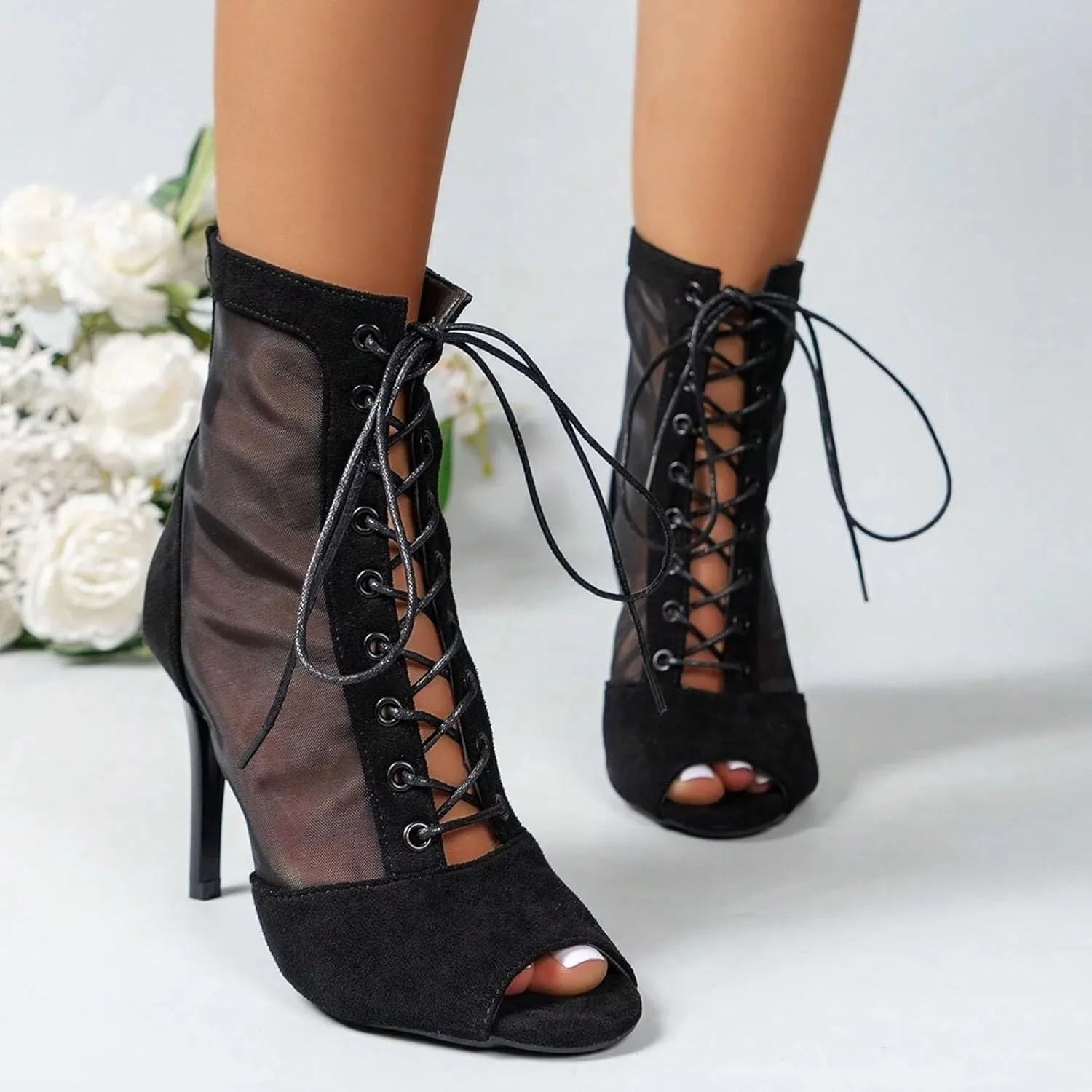 Heel Sandals For Women Fish Mouth Sandal For Women New Stiletto Heel Sandals Large Size Sexy Sandal