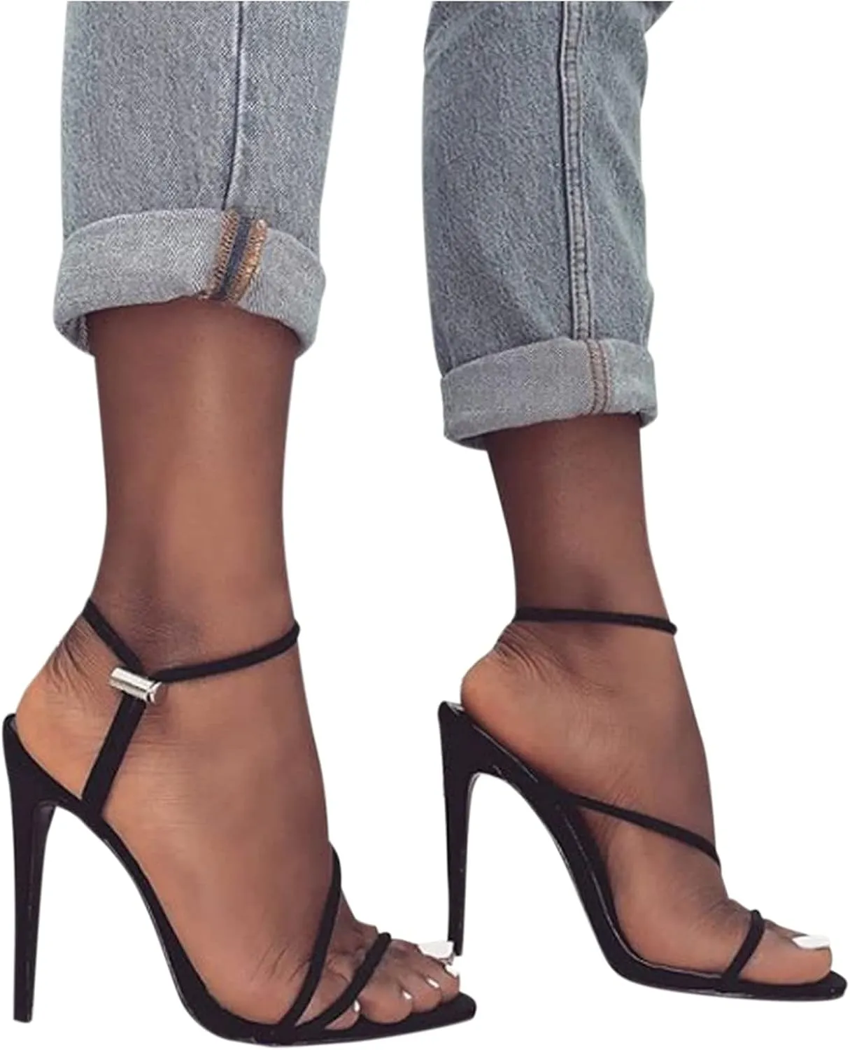 Heel Sandals for Women Toe Sandals Pointed High Shoes Fashion Women's Sandal