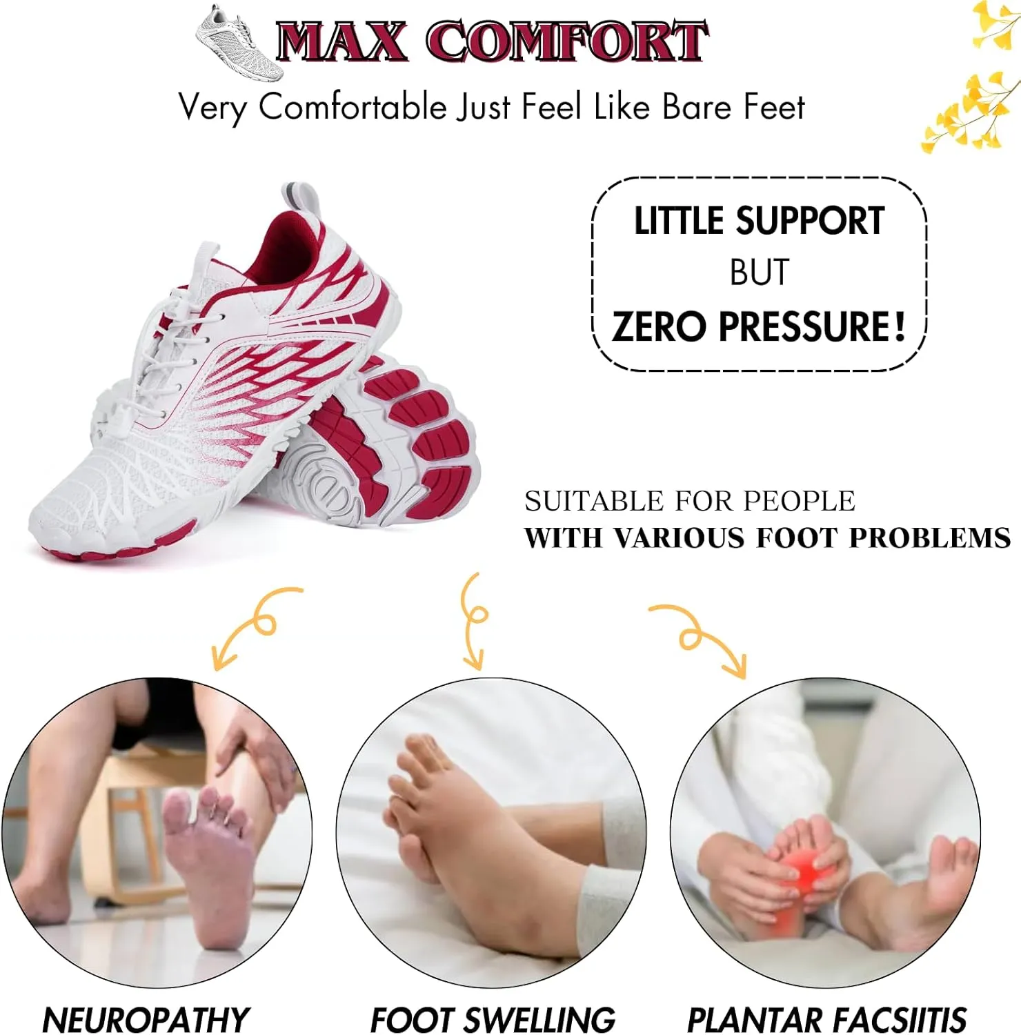 Hike Barefoot Shoes Women Men Minimalist Wide Toe Box Footwear Zero Drop Athletic Cross-Trainer Fashion Sneakers