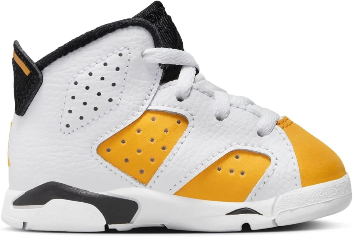Jordan Toddler's 6 Retro White/Yellow Ochre-Black (DV3606 170)