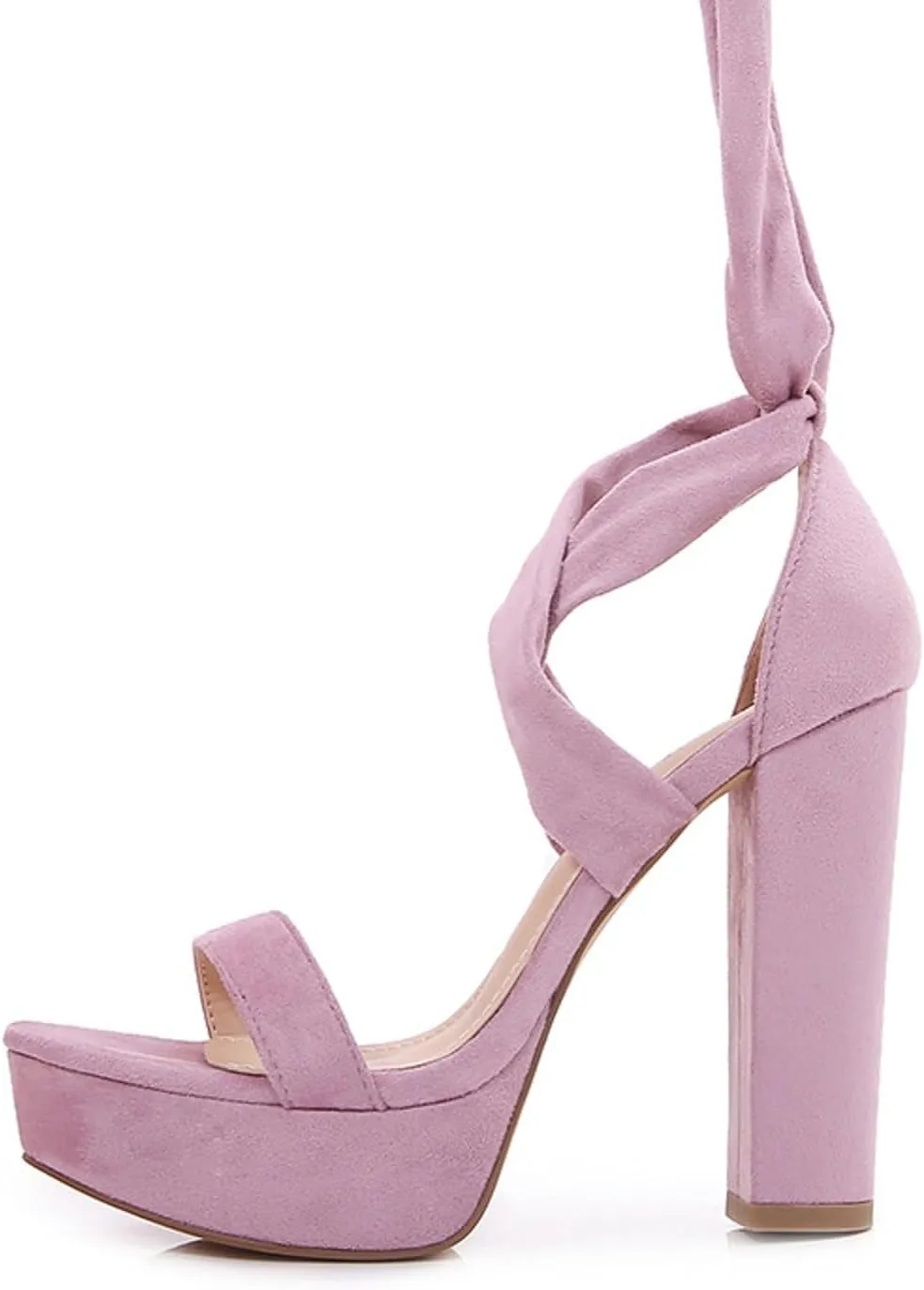 Large Size New Suede Strap High Heels Women's Solid Color Fish Mouth Platform Bag Women's Fluff Yeah Slide Wedge Sandal