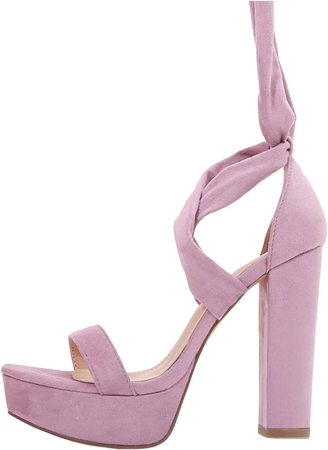 Large Size New Suede Strap High Heels Women's Solid Color Fish Mouth Platform Bag Women's Fluff Yeah Slide Wedge Sandal