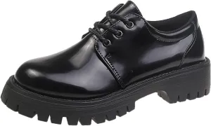 Loafers for Women Women's Lace Up Round Toe Casual Shoes Stylish and Comfortable Footwear for Everyday Wear