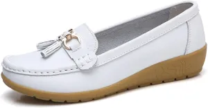 Loafers for Women Women's Spring Flat Casual Shoes Comfortable and Stylish Footwear for Everyday Wear