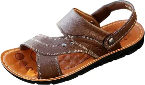 Male Summer Comfort Middle Slippers Sandals Use Shoes Official Sandals for Men