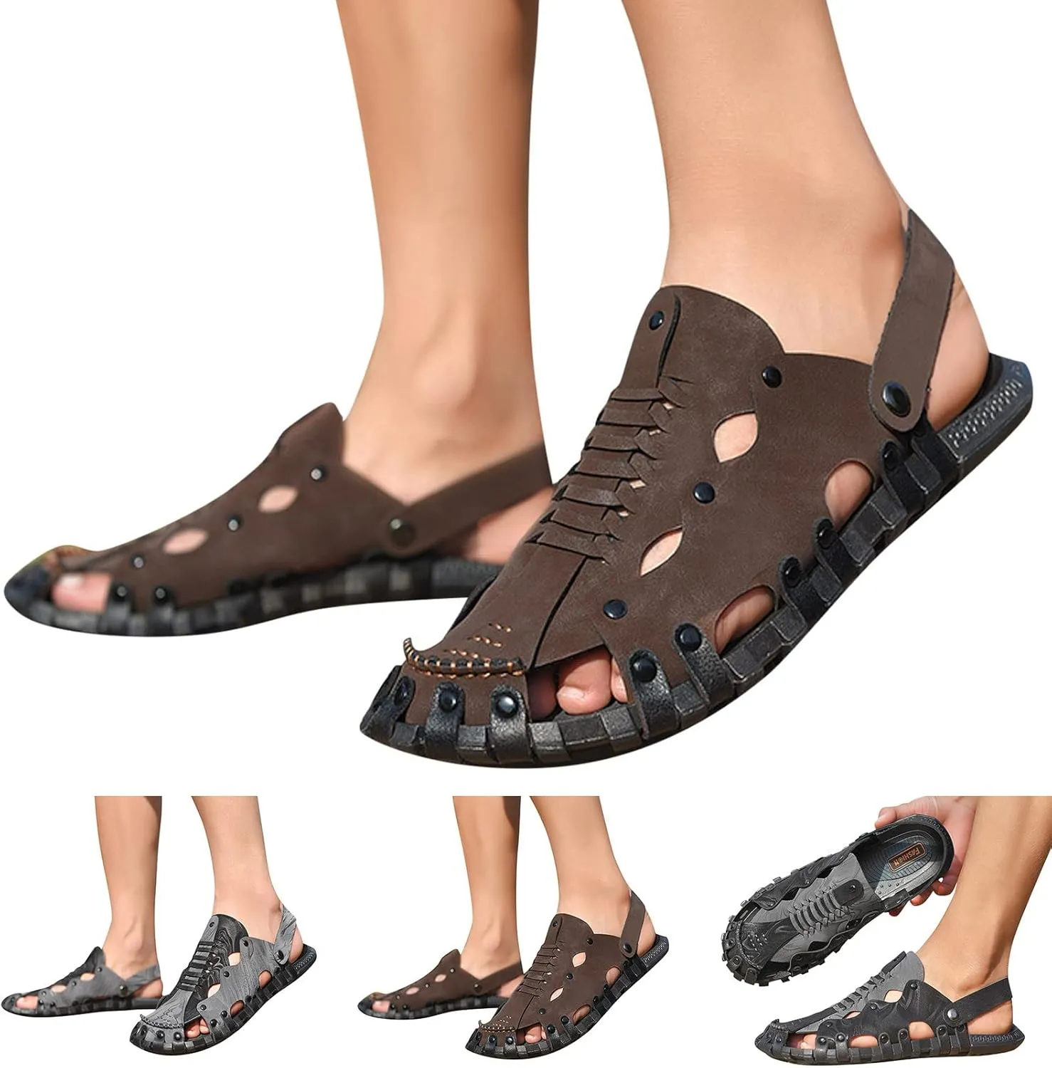 Men Sandals Summer New Pattern Fashion Soft Sole Comfortable Trend Indoor And Outdoor Slippers Sandal