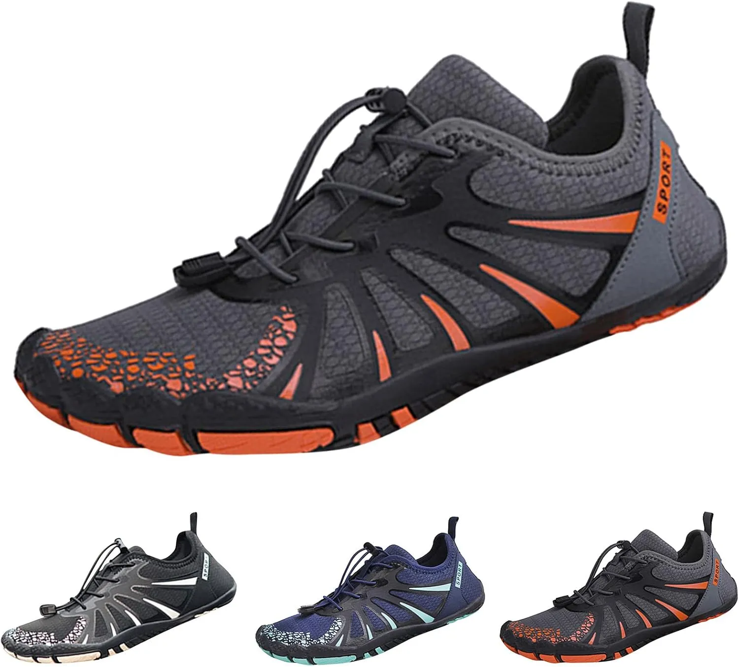 Men Sports Shoes Fashion New Pattern Wading Shoes Quick Drying Breathable Swimming Mens Sneaker