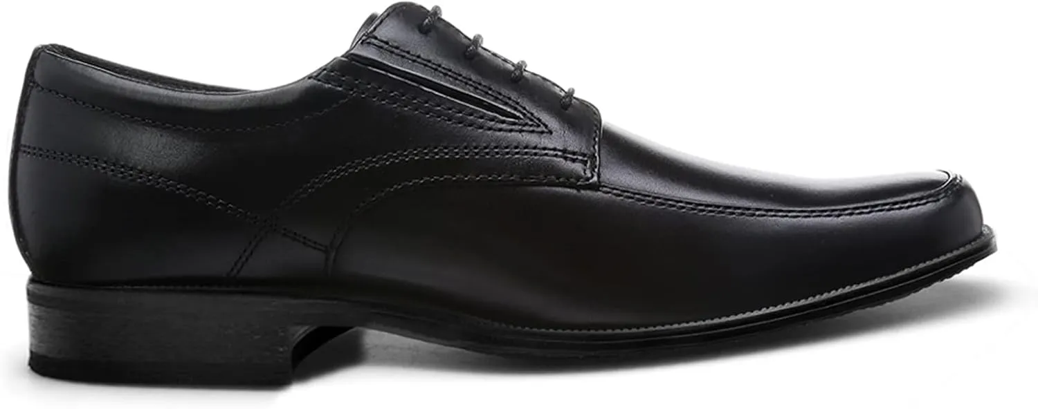 Mens Dress Shoes Fashion Lace-up Square Toe Oxfords Shoes Classic Formal Business Wedding Faux Leather Shoes for Men