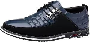 Men's Formal Derby Shoes Comfortable Business Oxfords Shoes Casual Solid Color Leather Shoes Cowhide Shoes