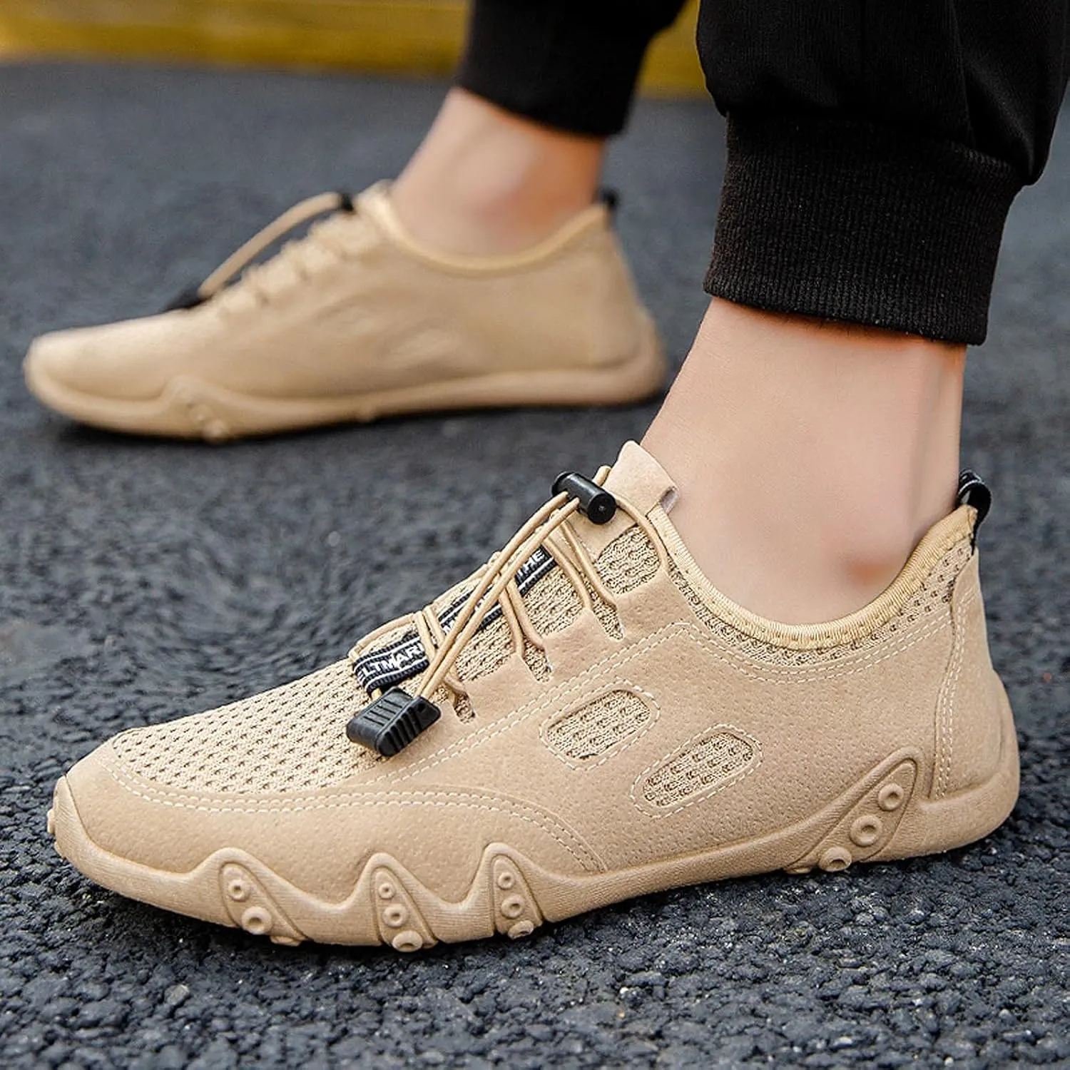 Mens Oxfords Lace-Up Lightweight Casual Walking Shoes Tennis Shoes Men Walking Dress Casual Shoes Black Sneakers Brown Tennis Shoe Loafers Casual Slip On