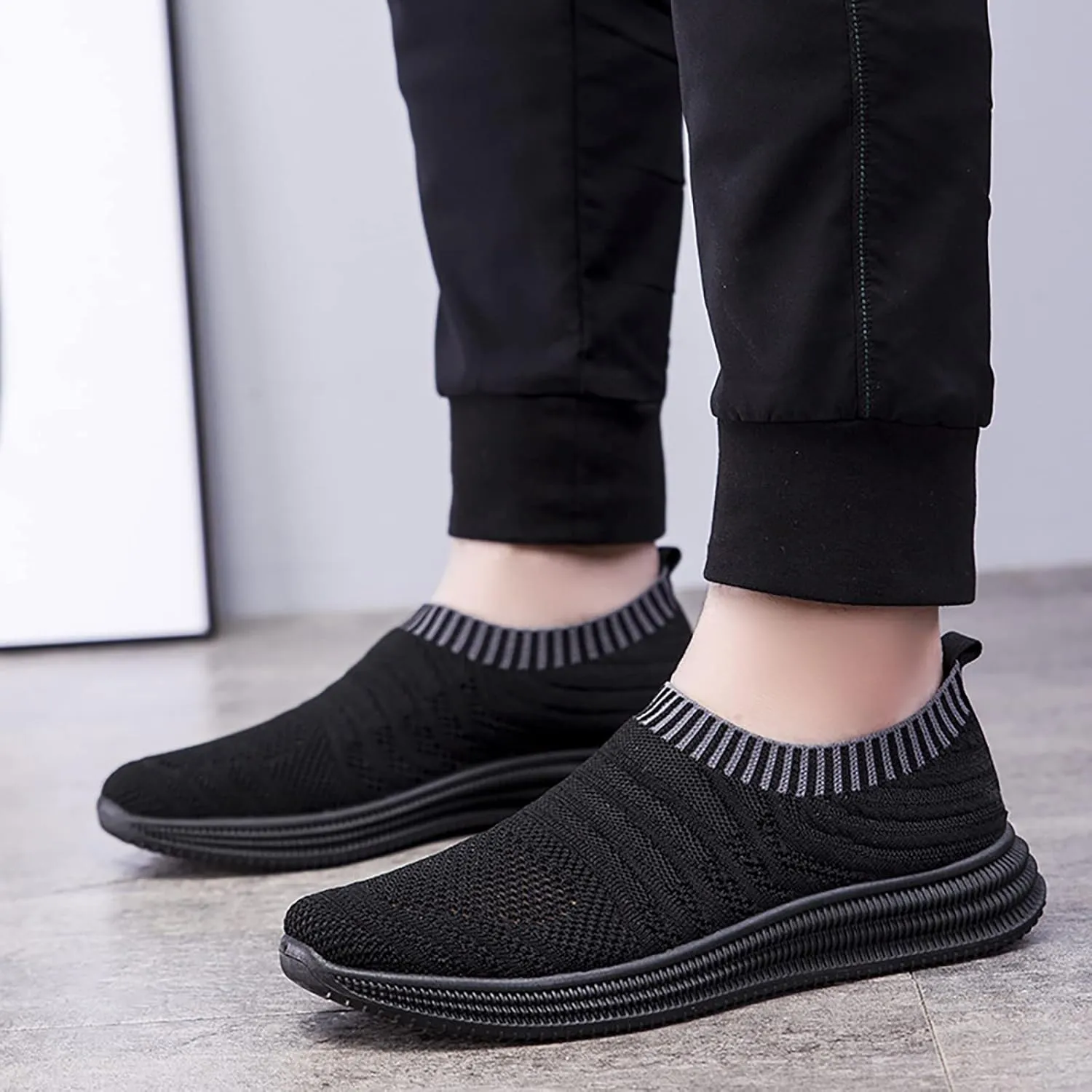 Mens Slip on Shoes Mens Tennis Shoes Shoe for Men Walking Shoe for Men Casual Lightweight Sneaker