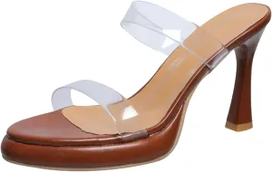 Open Toe Strappy Ankle Strap High Heel Sandals Platform Super High Heel Slippers Sandals