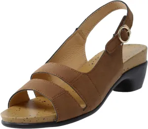 Orthopedic Sandals for Women Comfortable Low Chunky Heel Sandals Ladies Elegant Cute Heeled Shoes Breathable Open-Toe Slingback Non Slip Sandal Indoor Outdoor for Summer