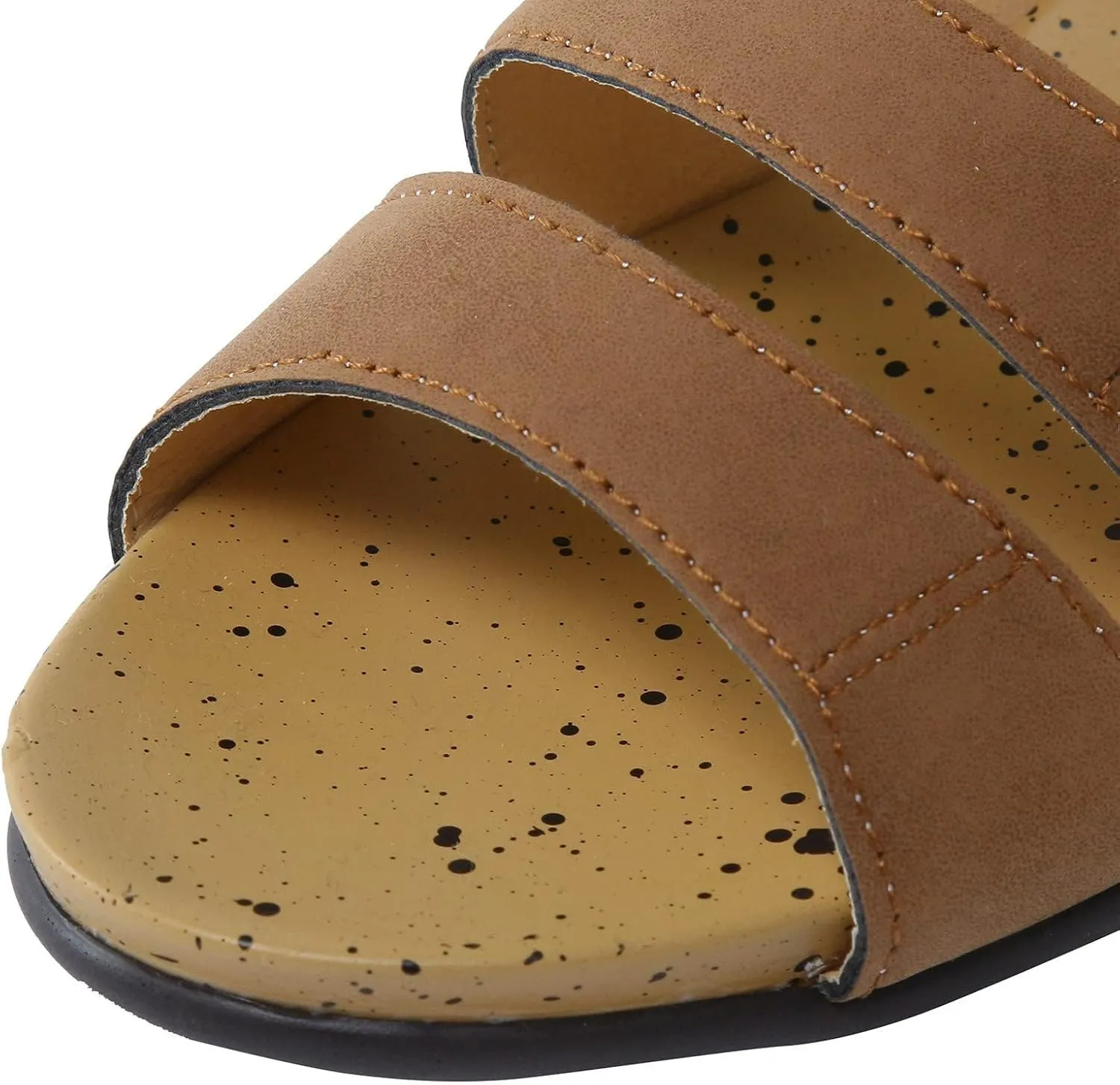 Orthopedic Sandals for Women Comfortable Low Chunky Heel Sandals Ladies Elegant Cute Heeled Shoes Breathable Open-Toe Slingback Non Slip Sandal Indoor Outdoor for Summer