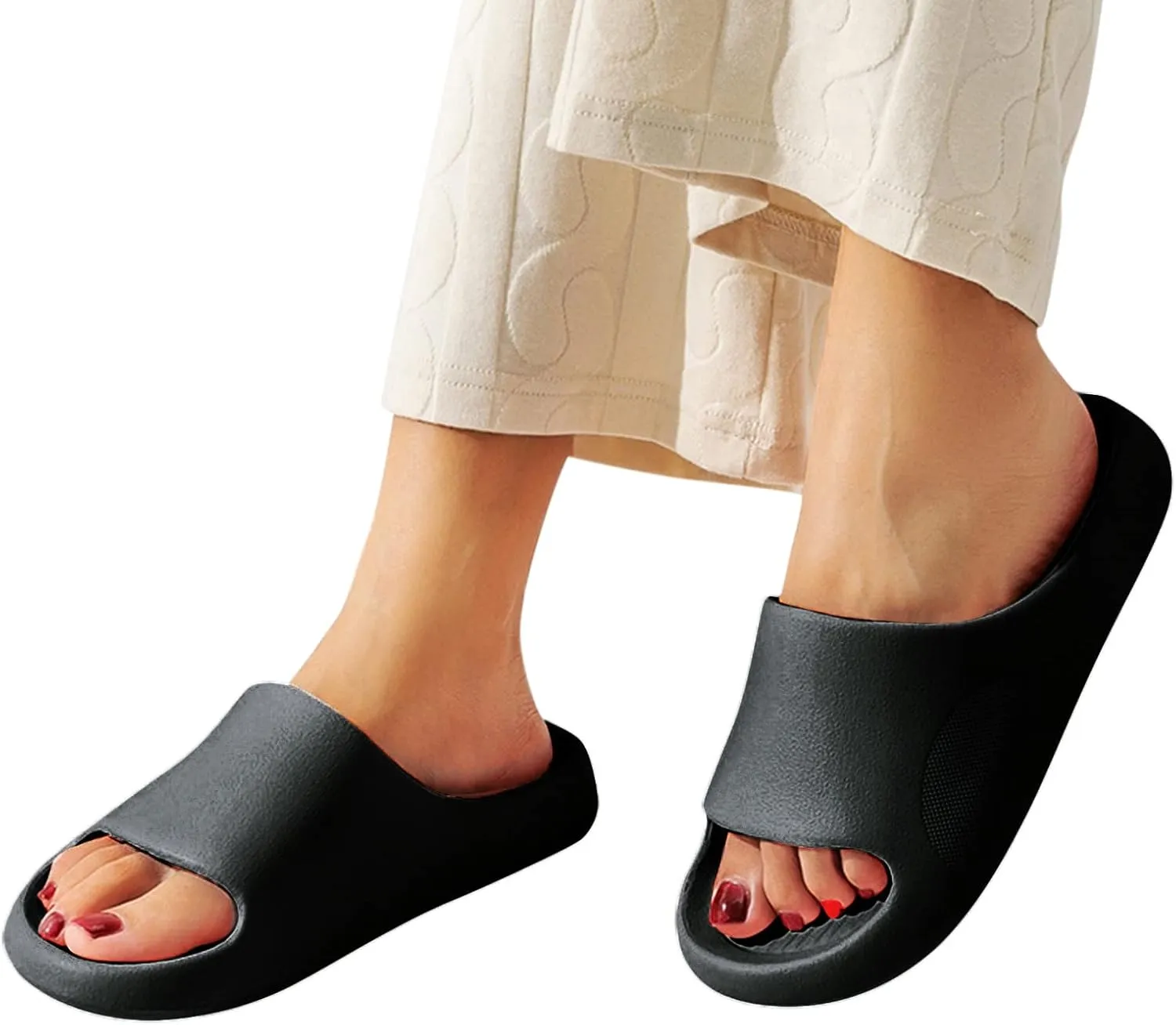 Pillow Slippers for Women and Men Slippers for Womens Men EVA -Slip Indoor Outdoor Men Slipper Sandals
