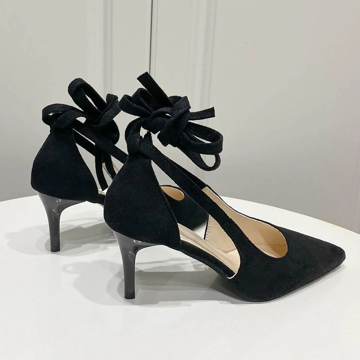 Platform Strappy Heel Sandals Open Toe Sandals Solid Color Versatile Cool High Heels