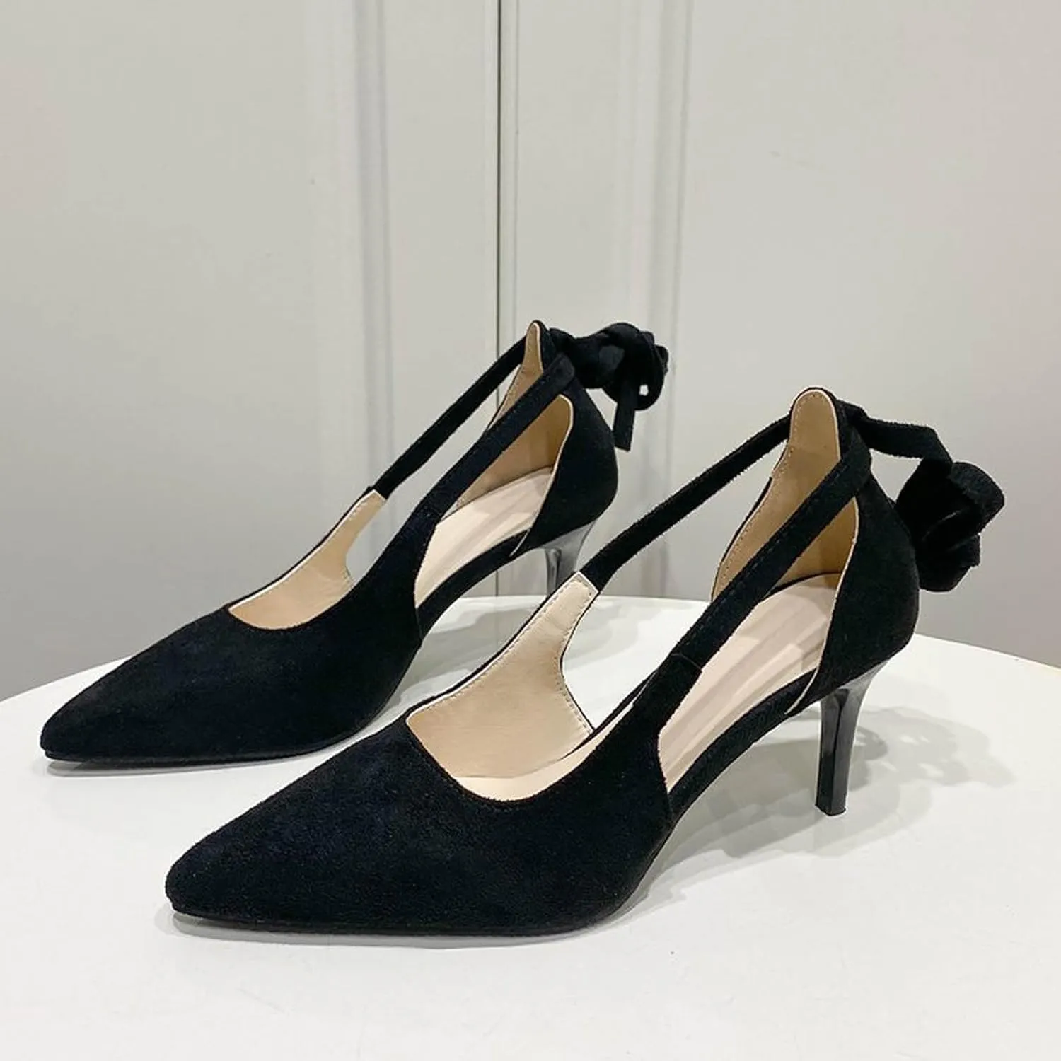 Platform Strappy Heel Sandals Open Toe Sandals Solid Color Versatile Cool High Heels