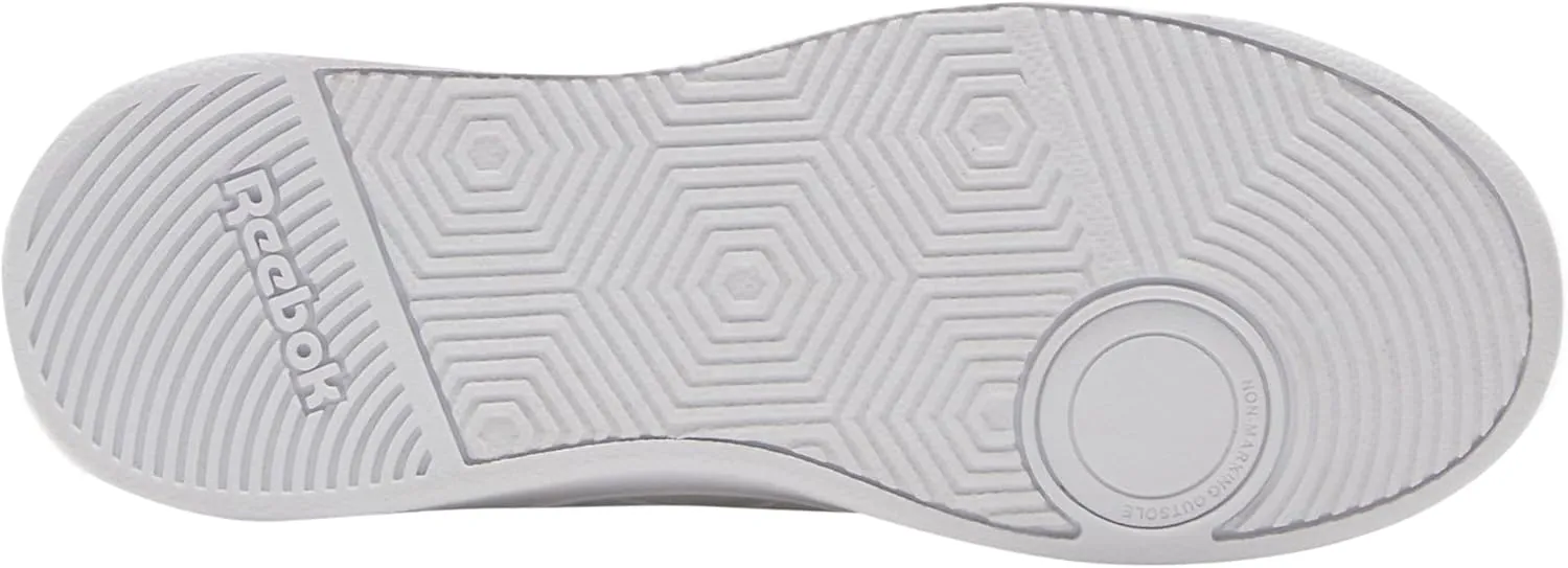 Reebok Boys' Court Advance Elastic Lace and Top Strap Sneaker