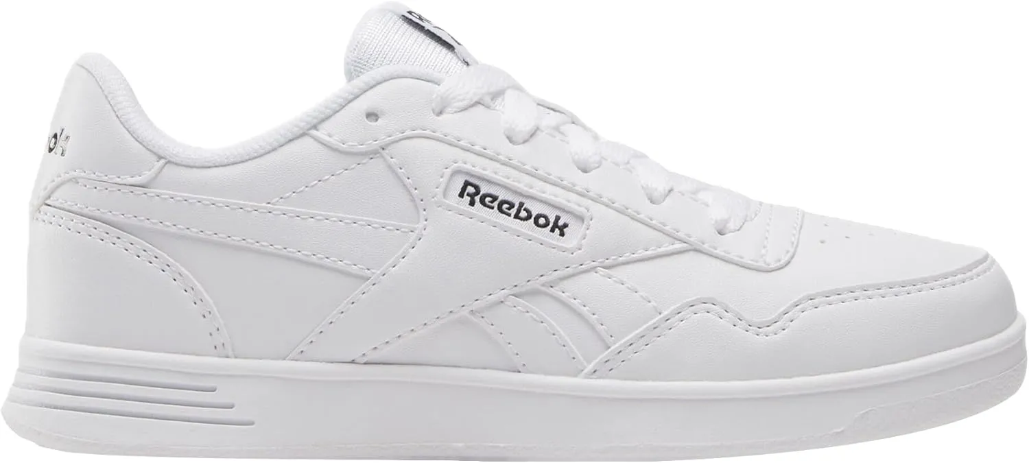 Reebok Boys' Court Advance Elastic Lace and Top Strap Sneaker