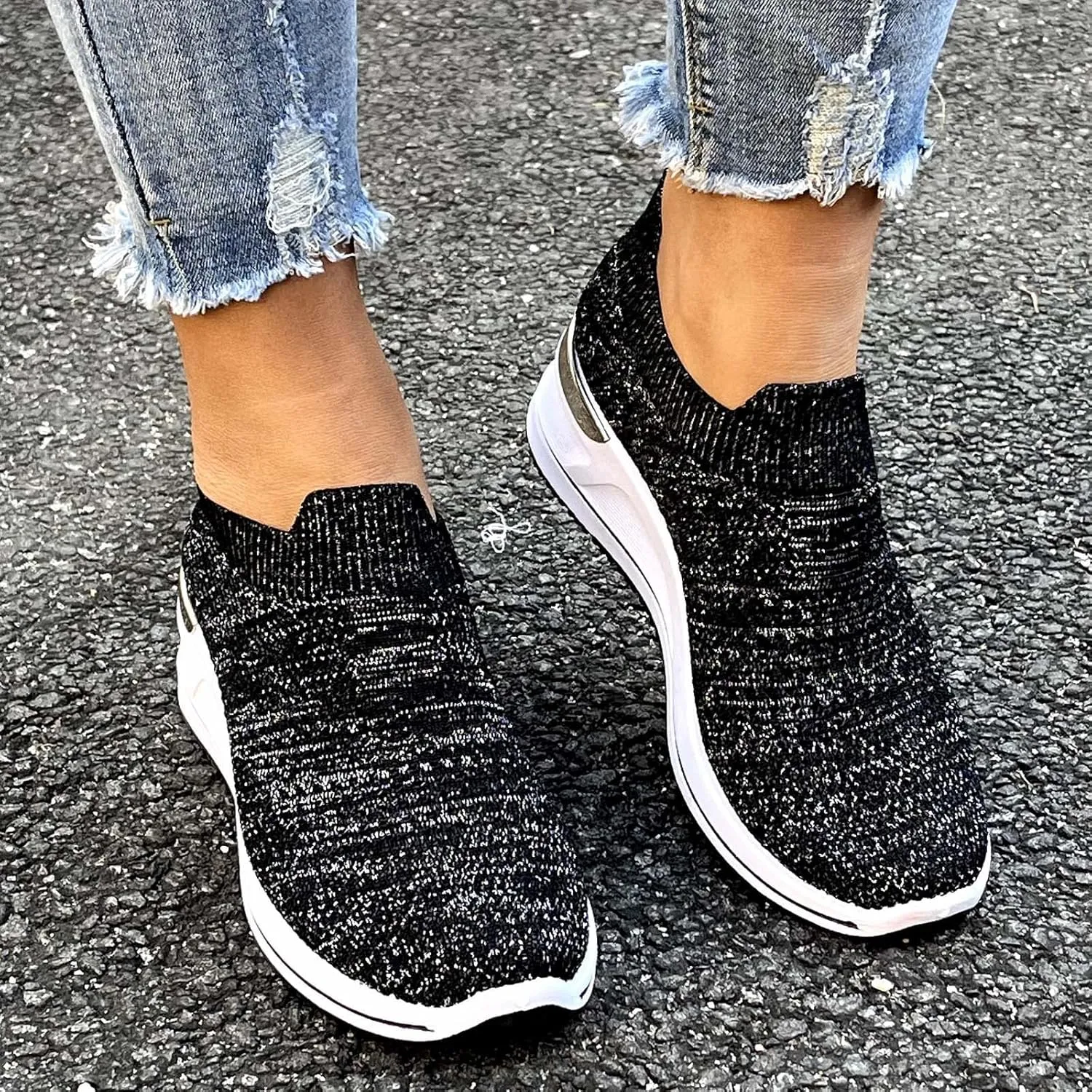 Shoes Leisure Casual Women Running Shoes Sport Breathable Wedge Outdoor Trainer Mesh Fitness Women's Shoes Casual Sneakers