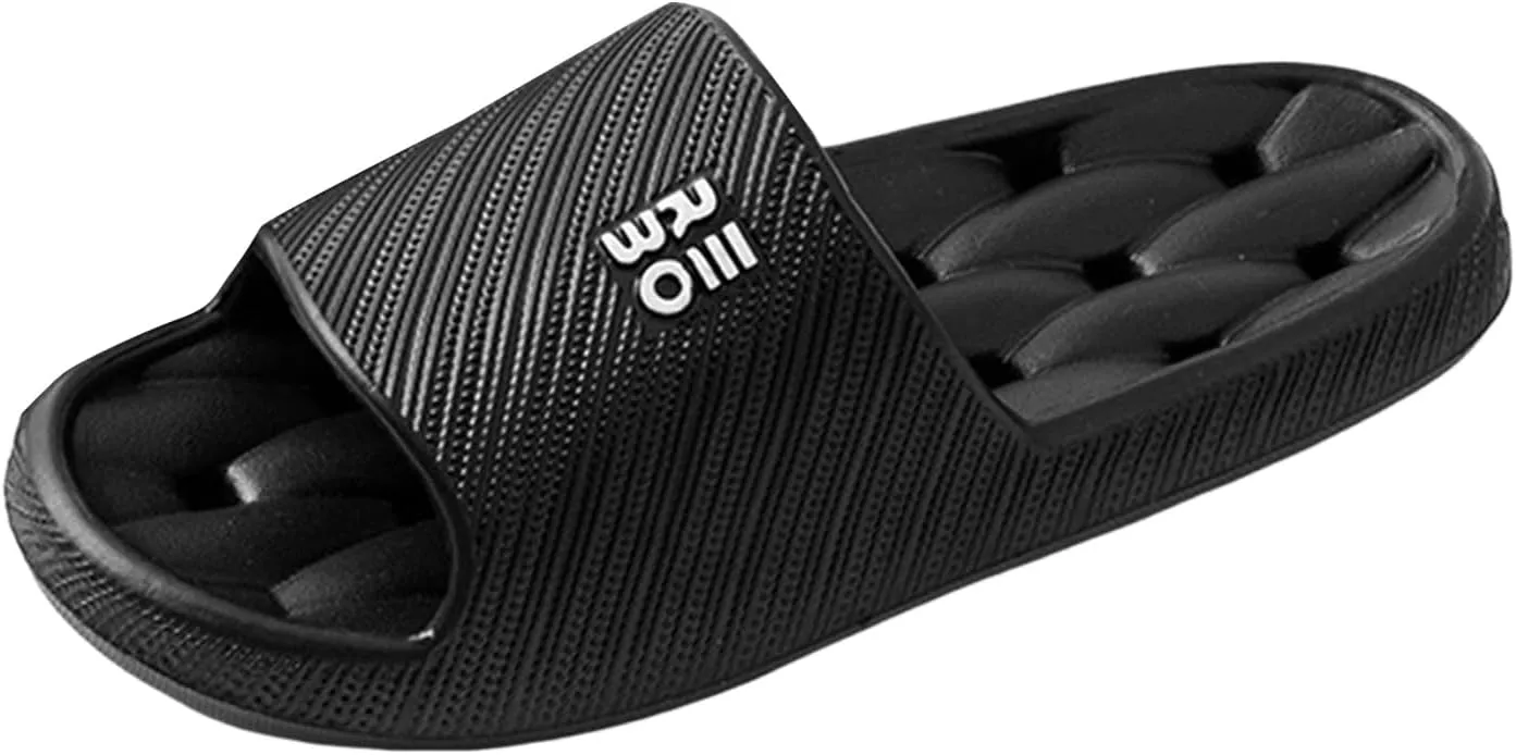 Slippers EVA Breathable Shoes Water Leaking and Quick Drying Women's Letter Home Sandals Slip and Smell Home Slippers