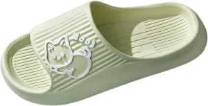 Slippers for Men and Women 2025 Summer New Cute Slippers Female Cartoon Wearing Slip Soft Sole Home Slipper Indoor