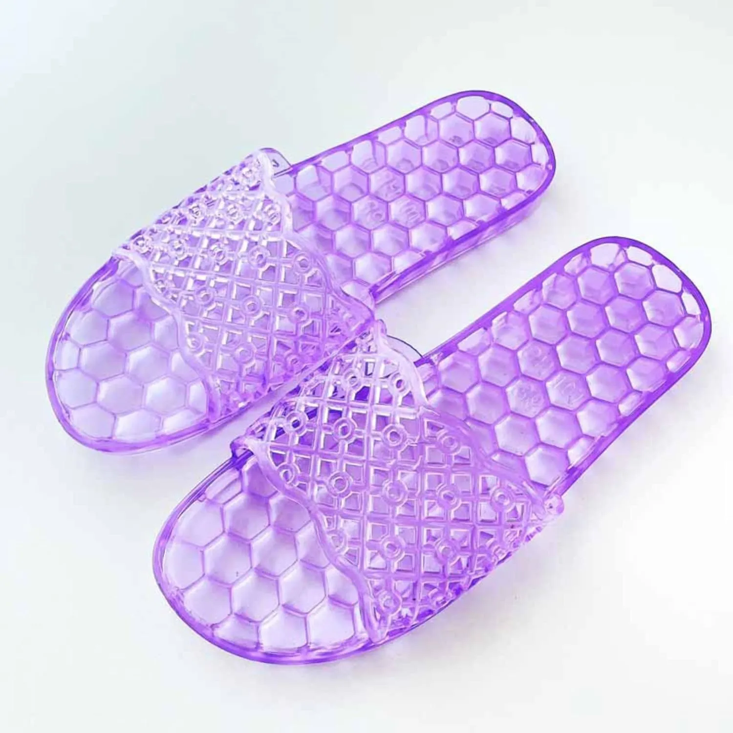 Slippers Indoor Home Beach Non Slip Sandal Summer Crystal Sandals Women Transparent Jelly Flat Bottomed Slip Soft Bottom