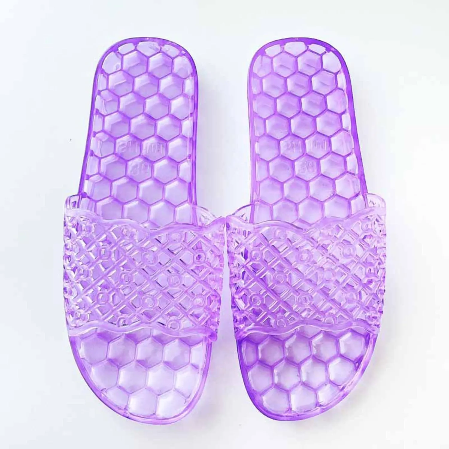 Slippers Indoor Home Beach Non Slip Sandal Summer Crystal Sandals Women Transparent Jelly Flat Bottomed Slip Soft Bottom