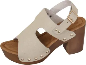 SuanlaTDS Chunky Heels Sandals for Women 2025 Dressy Summer Block High Heel Peep Toe Buckle Ankle Strap Platform Slingback Heeled Sandal Outdoor Party Wedding Beach Dress Shoes Daily Wear Pumps