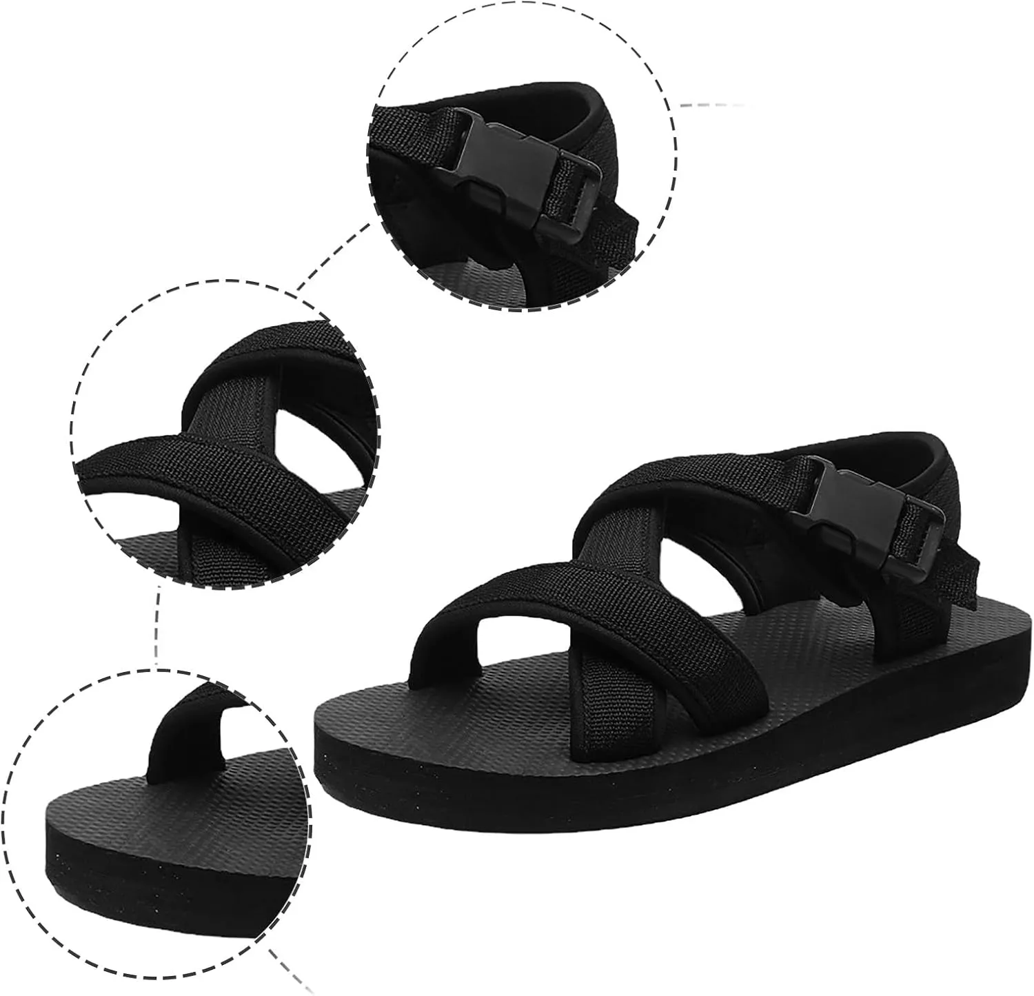 Summer New Thickened Slippers Korean Edition Casual Couple Soft Sole Use Soft Sole Cool Slippers Men'S Sandals