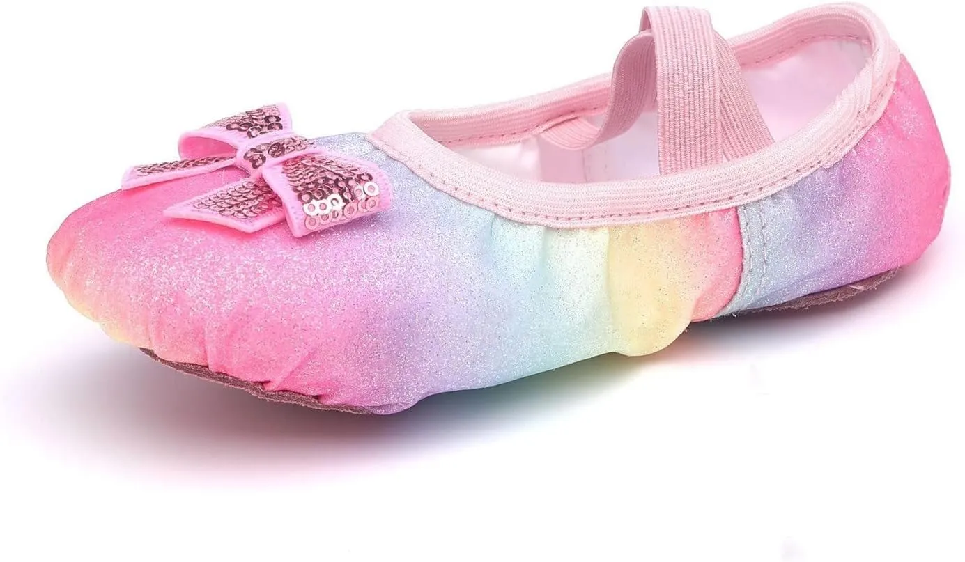 Toddler Girl Colorful Shoes Children Warm Dance Ballet Performance Shoes Dance Yoga Performance Shoes for 2 to