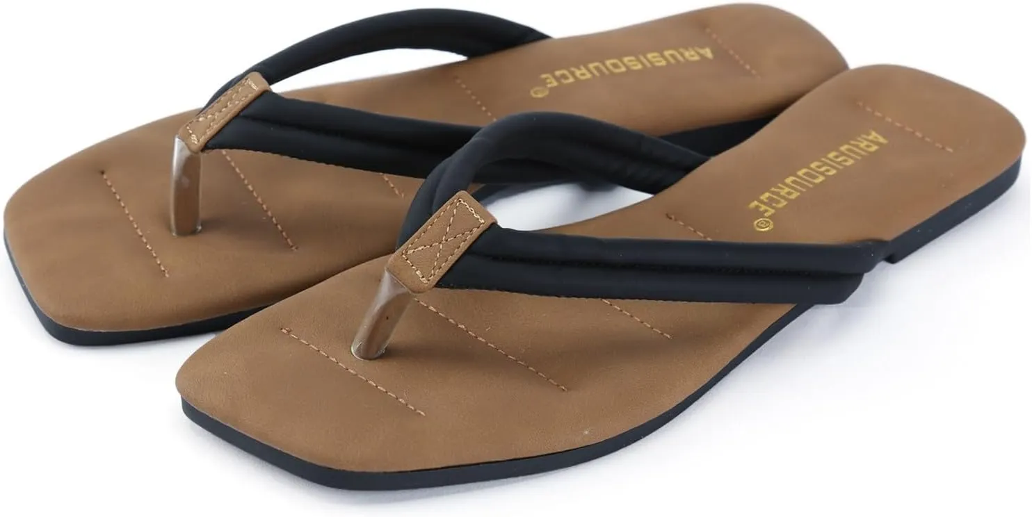 Women Shoes Soft Soled Flip Flops Fashionable Flip Flops Beach Sandals Cute Flat