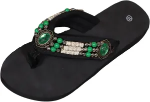 Women Slippers & Sandals Women Shoes Wedge Flip Flop Sandals Fashion Beads Outdoor Beach Flip Flops Women's