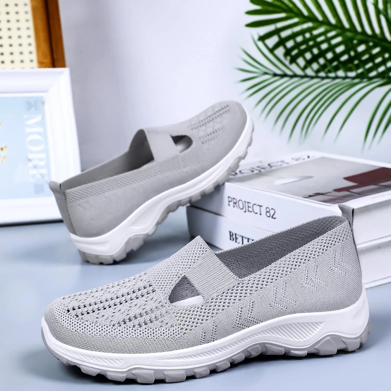 Women's Breathable Anti-Slip Casual Shoes – Lightweight Walking Shoes for Running, Walking, and Everyday Wear